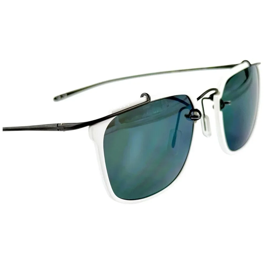 Kazuo Kawasaki MP690 Edition 32 Unisex Plastic Sunglass 321 Black White 51-20